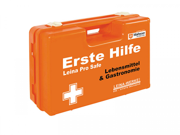Erste Hilfe Koffer Lebensmittel und Gastronomie